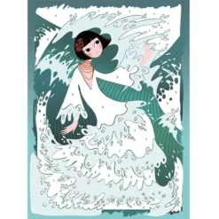 Djeco Glitterschilderijen Feestjurken -Janod Winkel glitterschilderijen jurken1