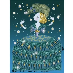 Djeco Glitterschilderijen Feestjurken -Janod Winkel glitterschilderijen jurken3