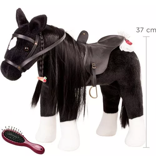 Götz Poppenpaard Gezadeld Zwart - Xl 3 Götz Poppenpaard Gezadeld Zwart - Xl