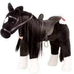 Götz Poppenpaard Gezadeld Zwart - Xl 11 Götz Poppenpaard Gezadeld Zwart - Xl -Janod Winkel gotz gezadeld paard zwart xl