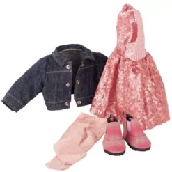 Götz Poppenkleding Glitter Glamour Met Laarsjes - Xl -Janod Winkel gotz poppenkleding glitter glamour xl 2