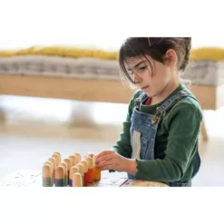 Grapat Houten Brots Poppetjes (18st) -Janod Winkel grapat houten brots poppetjes 18st 6