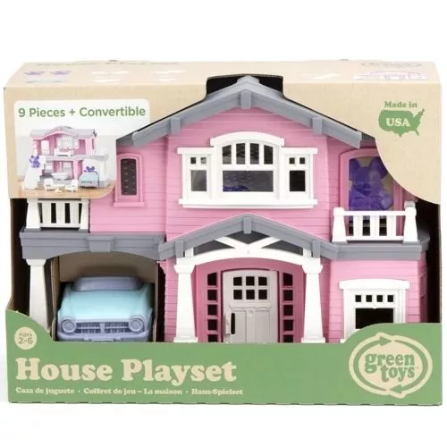 Green Toys Poppenhuis 4 Green Toys Poppenhuis - Afbeelding 2