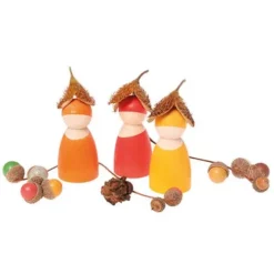 Grimm's Houten Regenboog Vrienden In Kom - 7 St -Janod Winkel grimm s houten regenboog vrienden 12 st 10581 2 1