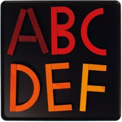 Grimm's Magneetpuzzel - Alfabet (77st) -Janod Winkel grimm s magneetpuzzel alfabet 6