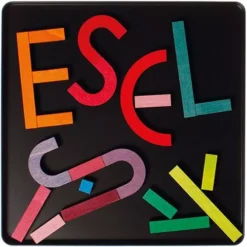 Grimm's Magneetpuzzel - Alfabet (77st) -Janod Winkel grimm s magneetpuzzel alfabet 7