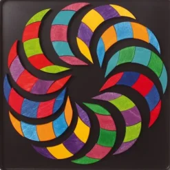 Grimm's Magneetpuzzel Gekleurde Spiraal -Janod Winkel grimm s magneetpuzzel gekleurde spiraal 91020 ilovespeelgoed5