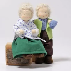 Grimm's Poppenhuispopje Grootvader Paul - 14 Cm -Janod Winkel grimm s poppenhuis grootvader paul