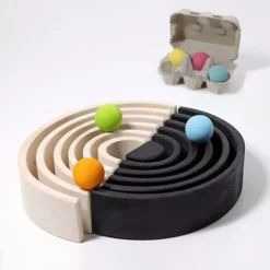 Grimm's Regenboog Stapeltoren Monochroom - 12 Bogen 36 Cm -Janod Winkel grimm s regenboog stapeltoren monochroom 12 bogen 36 cm 2