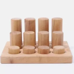 Grimm's Stapelrollers 12st - Naturel 9 Grimm's Stapelrollers 12st - Naturel -Janod Winkel grimm s stapelrollen 12st naturel 1 1