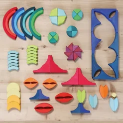 Grimm's Bouwblokken Bogen - 81st -Janod Winkel grimm s bouwblokken bogen 81st 3