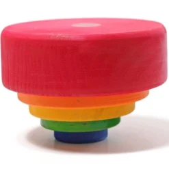 Grimm's Stapelbakjes Regenboog -Janod Winkel grimm s kommen regenboog1