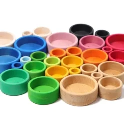 Grimm's Stapelbakjes Regenboog -Janod Winkel grimm s kommen regenboog10