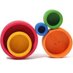 Grimm's Stapelbakjes Regenboog -Janod Winkel grimm s kommen regenboog5