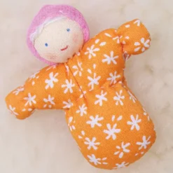 Grimm's Poppenhuispopje Baby Mia - 7 Cm