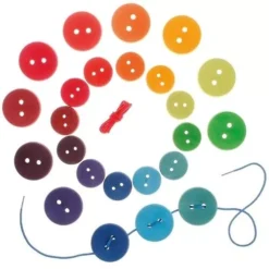 Grimm's Rijgknopen - Regenboog -Janod Winkel grimm s rijgknopen regenboog