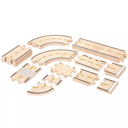 Guidecraft Dubbelzijdige Autoweg - 42st 4 Guidecraft Dubbelzijdige Autoweg - 42st - Afbeelding 2