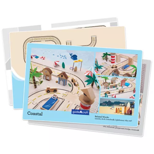 Guidecraft Dubbelzijdige Autoweg - 42st 5 Guidecraft Dubbelzijdige Autoweg - 42st - Afbeelding 3