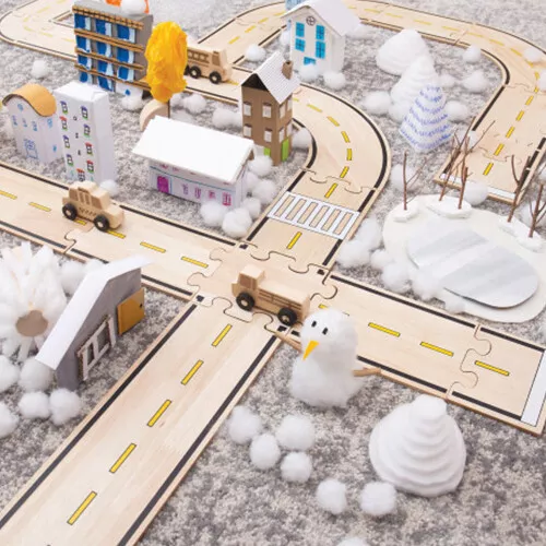 Guidecraft Dubbelzijdige Autoweg - 42st 11 Guidecraft Dubbelzijdige Autoweg - 42st - Afbeelding 9