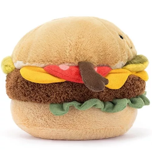 Jellycat Amusables Knuffelhamburger - 11 Cm 5 Jellycat Amusables Knuffelhamburger - 11 Cm - Afbeelding 3