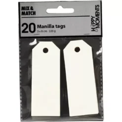 Creativ Company Happy Moments Cadeaulabels Off-white - 20st -Janod Winkel happy moments cadeaulabels off white 20st 2