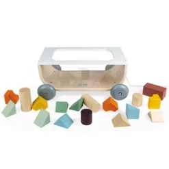 Janod Blokkenkar Trekfiguur Sweet Cocoon -Janod Winkel janod blokkenkar trekfiguur sweet cocoon ilovespeelgoed3