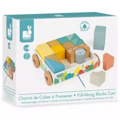 Janod Blokkenkar Trekfiguur Berenbos -Janod Winkel janod blokkenkar10