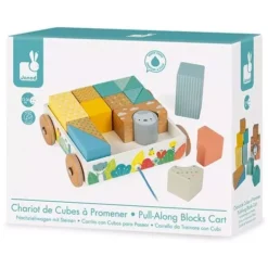 Janod Blokkenkar Trekfiguur Berenbos -Janod Winkel janod blokkenkar9