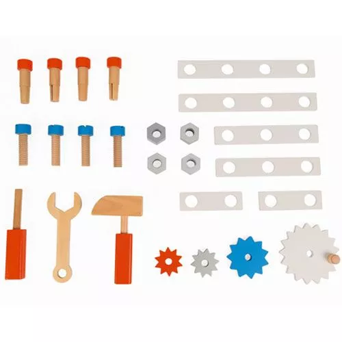 Janod Gereedschapstrolley Bricokids 4 Janod Gereedschapstrolley Bricokids - Afbeelding 2