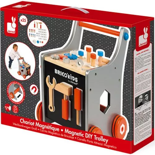 Janod Gereedschapstrolley Bricokids 5 Janod Gereedschapstrolley Bricokids - Afbeelding 3