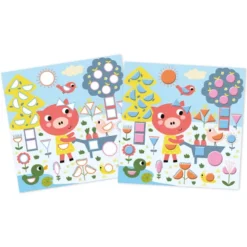 Janod Knutselset Geometrische Stickers -Janod Winkel janod knutselset geometrische stickers3