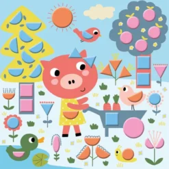 Janod Knutselset Geometrische Stickers -Janod Winkel janod knutselset geometrische stickers4