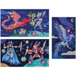 Janod Knutselset Glitter Superhelden -Janod Winkel janod knutselset glitter superhelden6