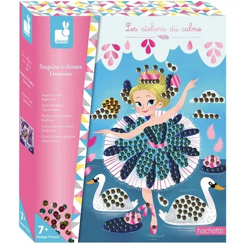 Janod Knutselset Pailletten - Ballerina's 3 Janod Knutselset Pailletten - Ballerina's