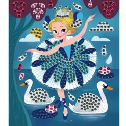 Janod Knutselset Pailletten - Ballerina's 8 Janod Knutselset Pailletten - Ballerina's -Janod Winkel janod knutselset pailetten danseressen2