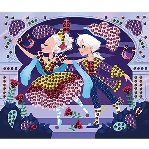 Janod Knutselset Pailletten - Ballerina's 6 Janod Knutselset Pailletten - Ballerina's - Afbeelding 4