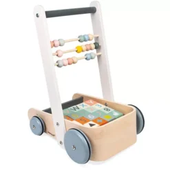 Janod Loopwagen Met Blokken - Sweet Cocoon - 20st -Janod Winkel janod loopwagen met blokken sweet cocoon 20st 8