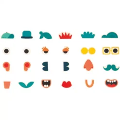 Janod Magneten Mix&match Potretten - 24st -Janod Winkel janod magneten mix match potretten 24st 4