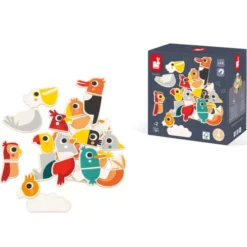 Janod Magneten Mix&match Vogels - 24st -Janod Winkel janod magneten mix match vogels 24st