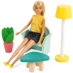 Janod Poppenhuis Happy Day - Gemeubileerd 16 Janod Poppenhuis Happy Day - Gemeubileerd -Janod Winkel janod poppenhuis happy day gemeubileerd 1