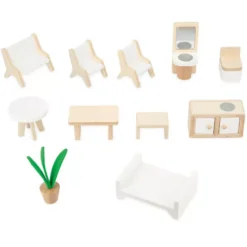 Janod Poppenhuis Twist - Gemeubileerd -Janod Winkel janod poppenhuis twist gemeubileerd4