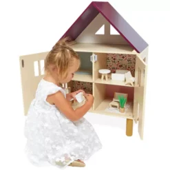 Janod Poppenhuis Twist - Gemeubileerd -Janod Winkel janod poppenhuis twist gemeubileerd5