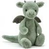 Jellycat Knuffeldraak Bashful Dragon - S - 18 Cm -Janod Winkel jellycat knuffeldraak bashful dragon m 31 cm 1 1