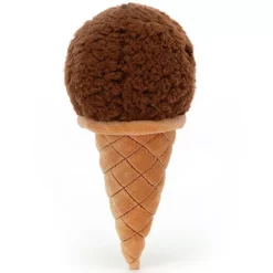 Jellycat Irresistable Ice Cream Knuffelijsje Chocolate - 18 Cm -Janod Winkel jellycat irresistable ice cream knuffelijsje chocolate 3