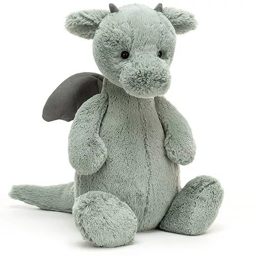 Jellycat Knuffeldraak Bashful Dragon - Xl - 51 Cm 3 Jellycat Knuffeldraak Bashful Dragon - Xl - 51 Cm
