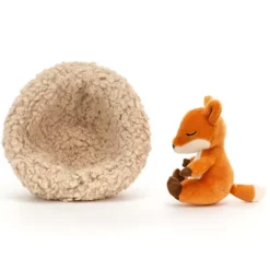 Jellycat Knuffelvos Hibernating Fox - 7 Cm -Janod Winkel jellycat knuffelvos hibernating fox 7 cm 3