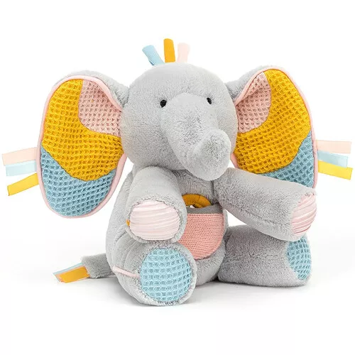 Jellycat Peek-a-boo Activiteitenknuffel - Olifant Elly - 16 Cm 3 Jellycat Peek-a-boo Activiteitenknuffel - Olifant Elly - 16 Cm