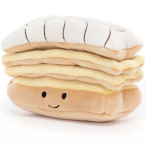 Jellycat Pretty Patisserie Knuffelgebakje Mille Feuille - 9 Cm - Afbeelding 2