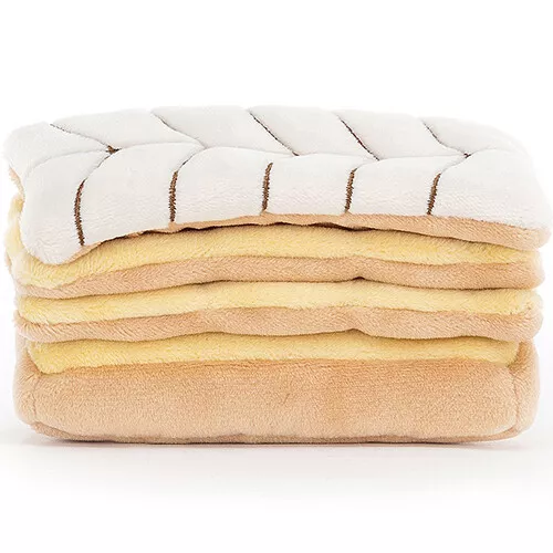 Jellycat Pretty Patisserie Knuffelgebakje Mille Feuille - 9 Cm - Afbeelding 4