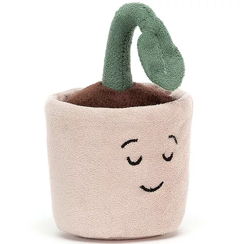 Jellycat Silly Seedling Knuffelplant - Serene - 9 Cm 3 Jellycat Silly Seedling Knuffelplant - Serene - 9 Cm